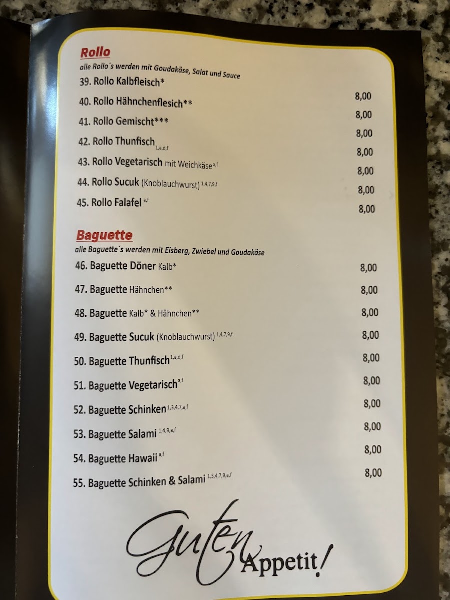Lune Döner Photo Menu 5