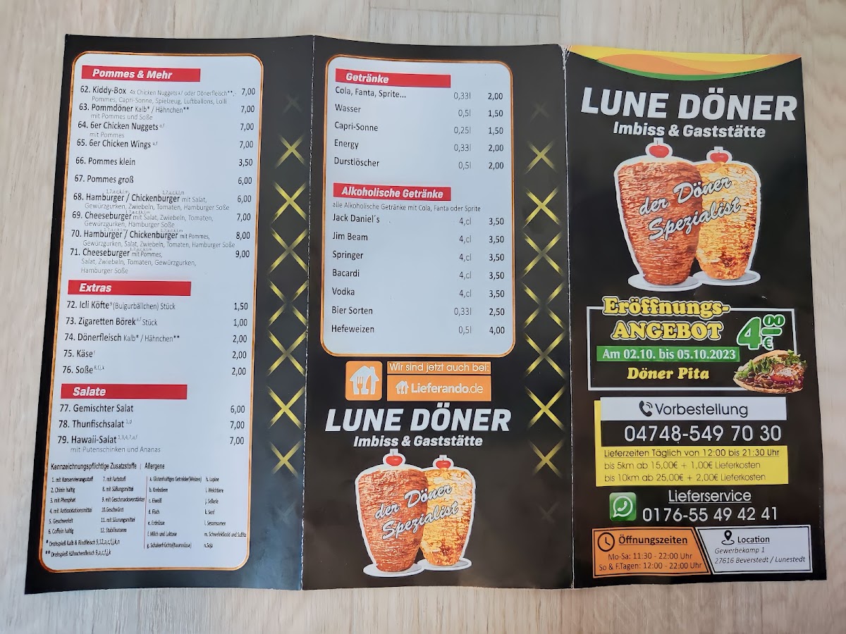 Lune Döner Photo Menu 6
