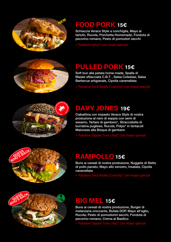 La Capannina Bottegone | Pizza e burger a Pistoia Photo Menu 2
