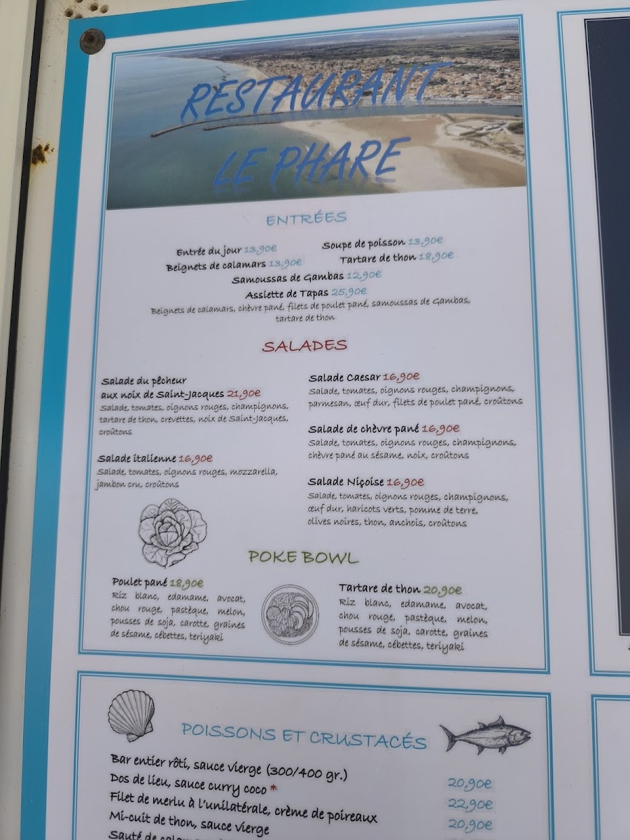 Le Phare Photo Menu 4