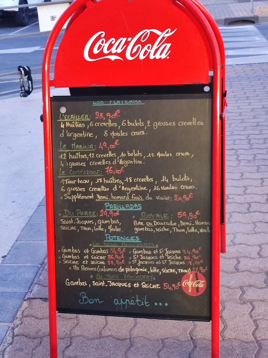 Le Phare Photo Menu 6