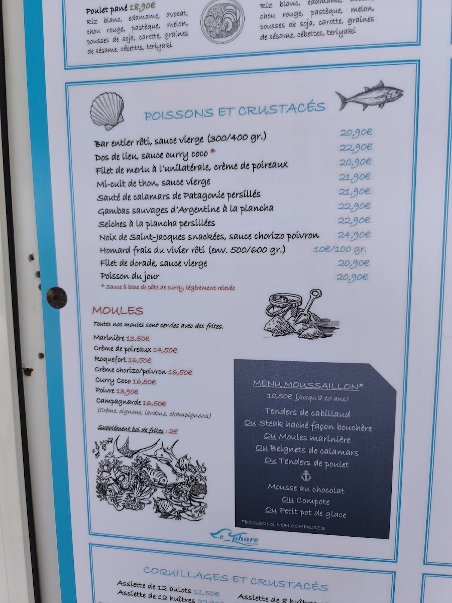 Le Phare Photo Menu 7