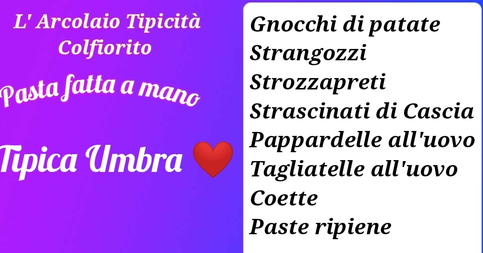 L'Arcolaio Photo Menu 2