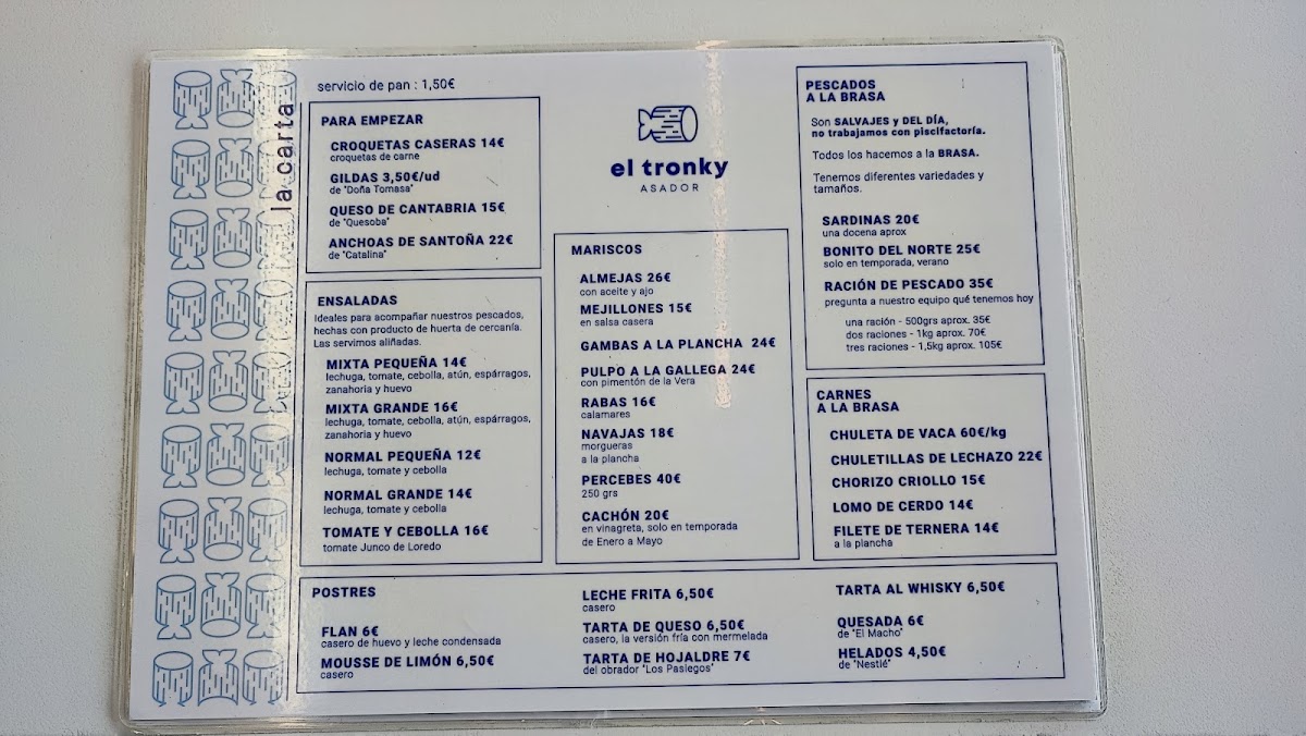 Asador El Tronky Photo Menu 1