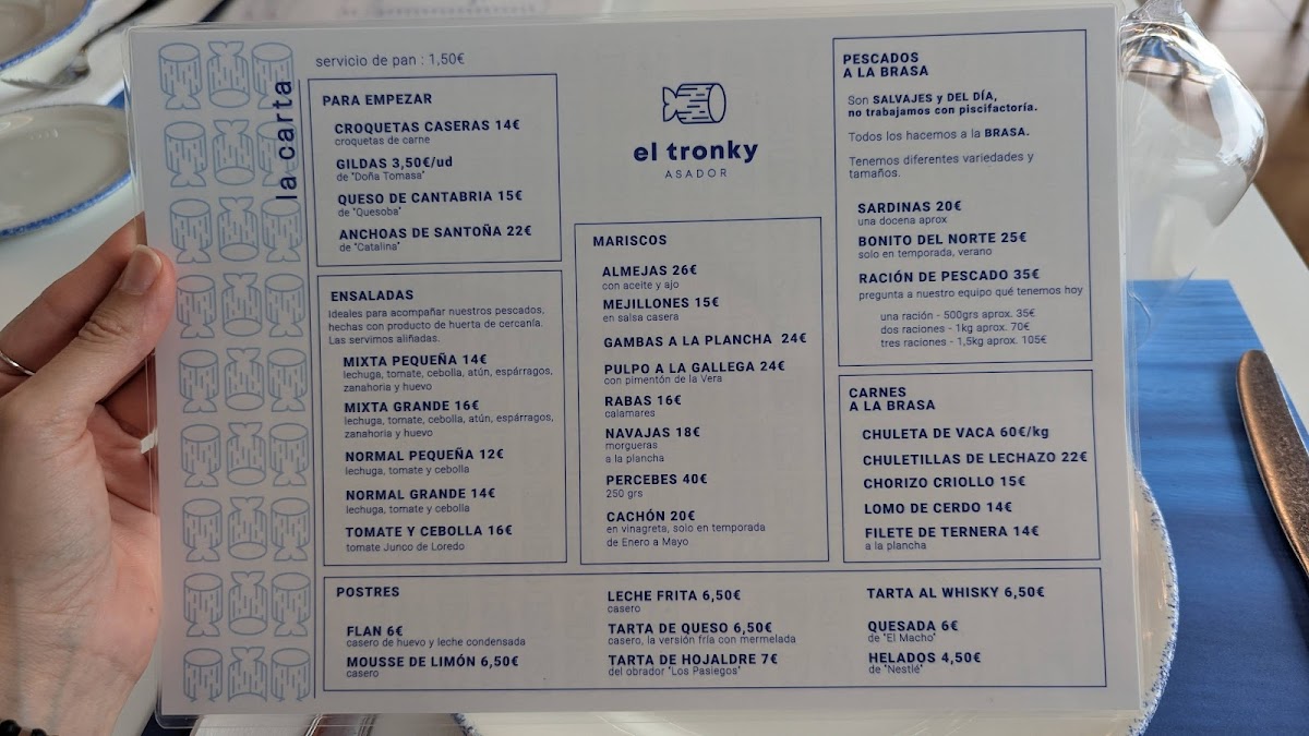 Asador El Tronky Photo Menu 3