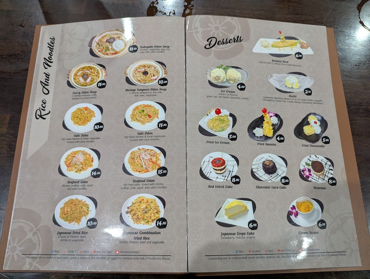 Volcano Sushi Bar & Hibachi Photo Menu 4