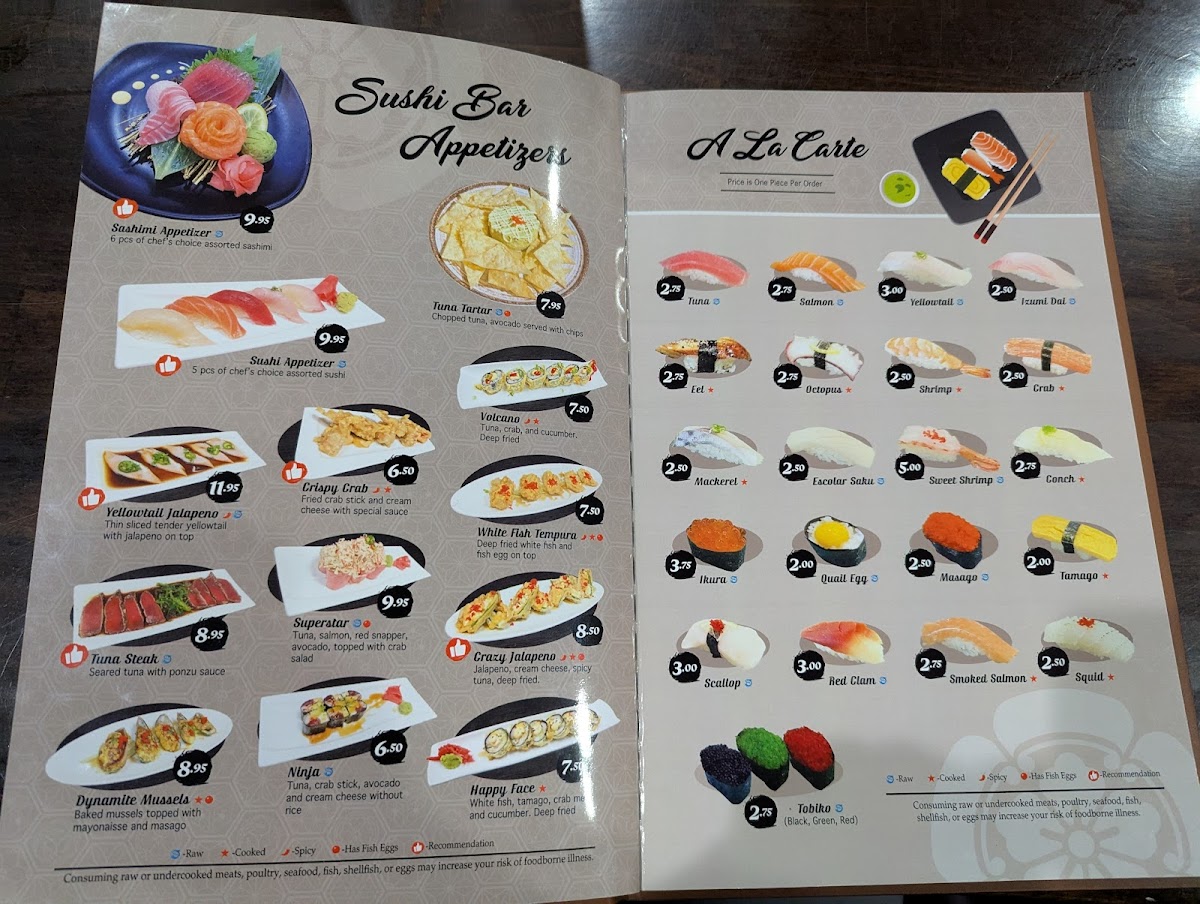 Volcano Sushi Bar & Hibachi Photo Menu 5