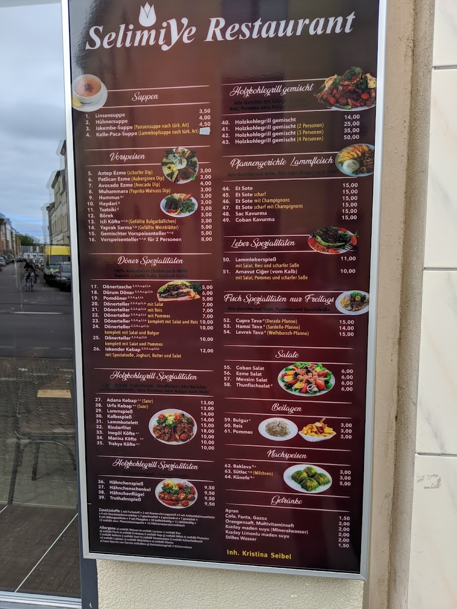 Selimiye Restaurant Photo Menu 2