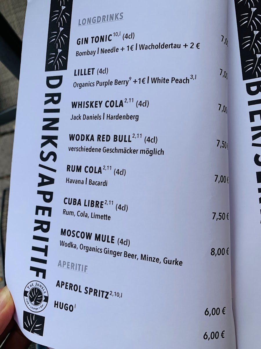 The Jungle Café & Bar Photo Menu 2