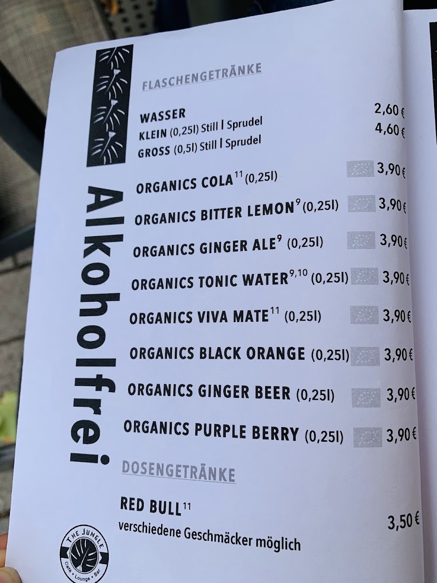 The Jungle Café & Bar Photo Menu 5