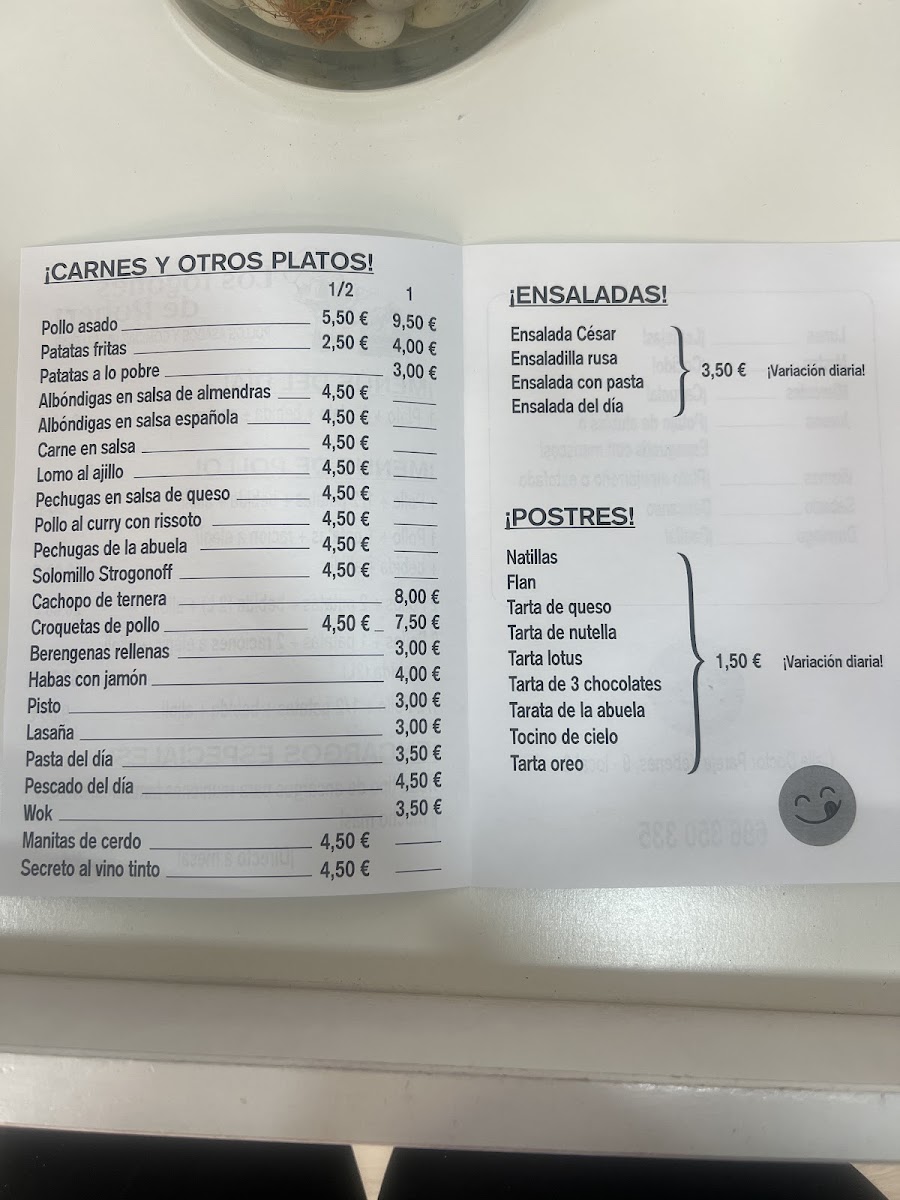 Los Fogones de Robert Photo Menu 1