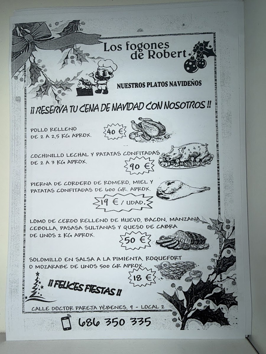 Los Fogones de Robert Photo Menu 2