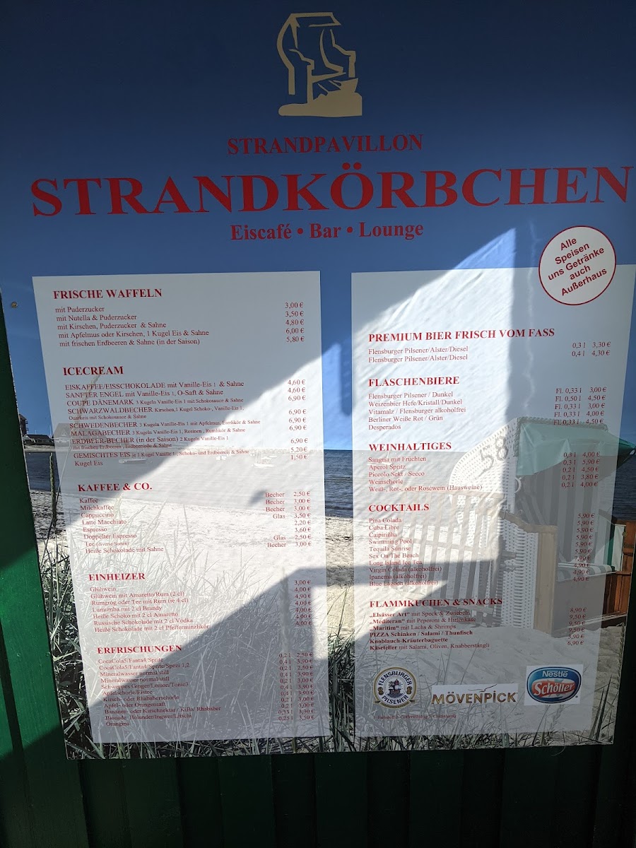 Strandkörbchen Hohwacht Photo Menu 1