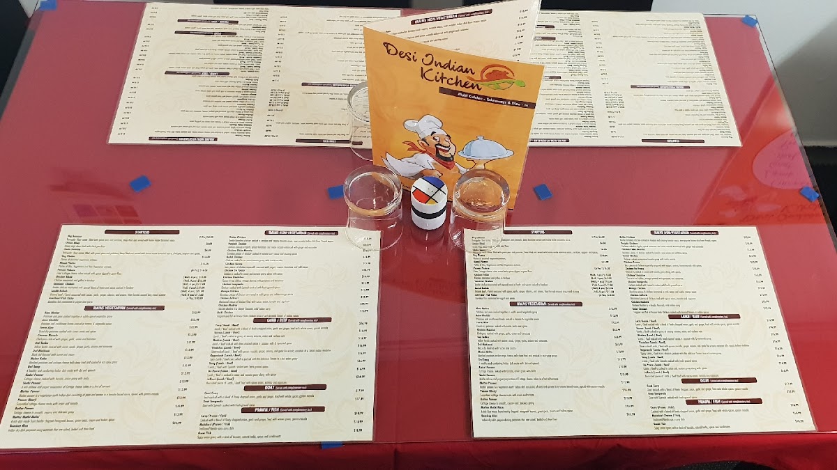 Desi Indian Kitchen Photo Menu 1