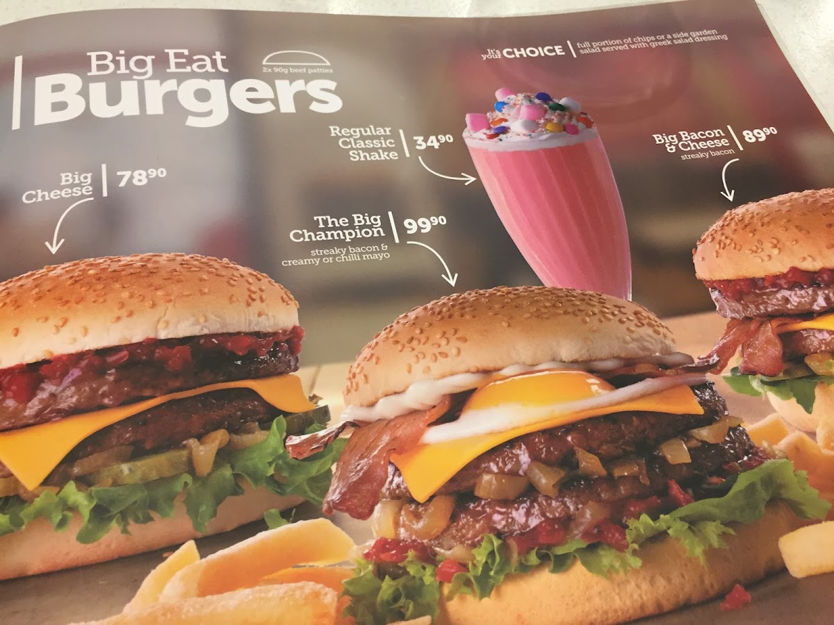 Wimpy Fourways Mall Photo Menu 3