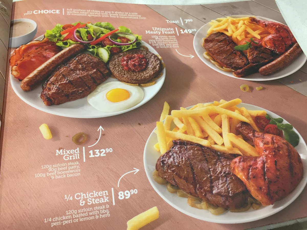 Wimpy Fourways Mall Photo Menu 5