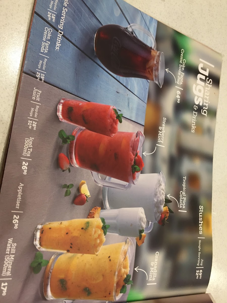 Wimpy Fourways Mall Photo Menu 6