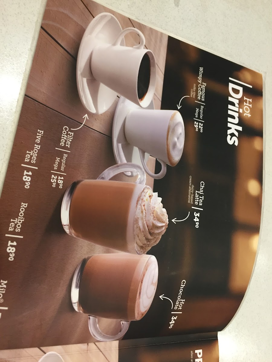 Wimpy Fourways Mall Photo Menu 7