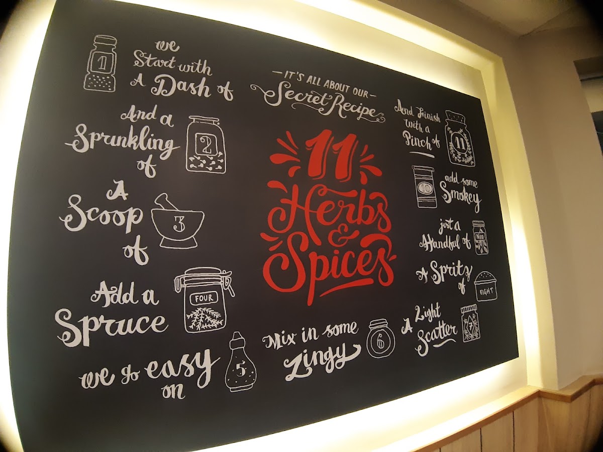 KFC Kuala Kedah Photo Menu 1