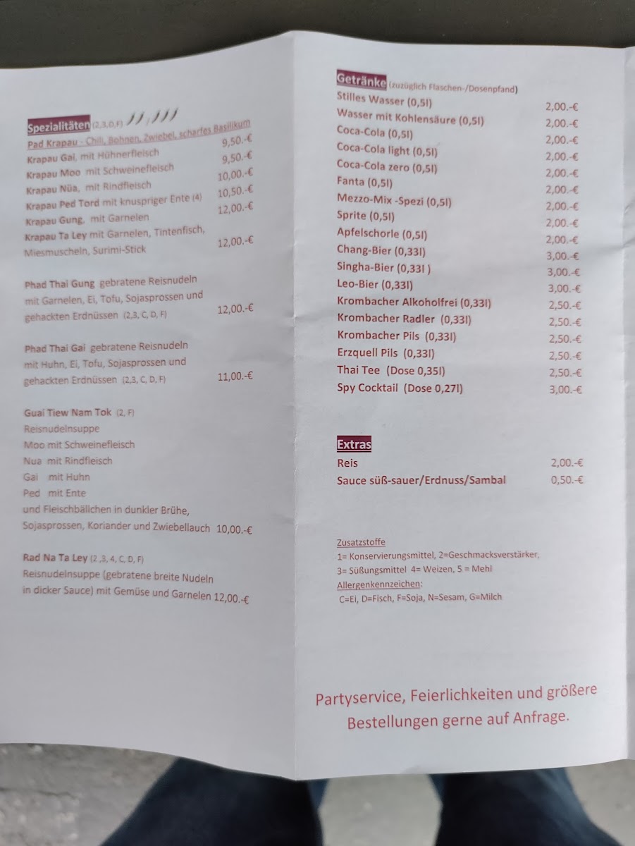 Thai Wok Siegerland Photo Menu 2