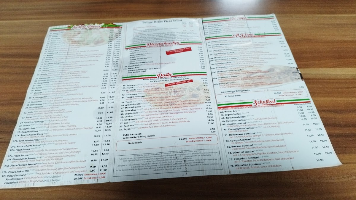 Pomodoro Pizza und mehr Photo Menu 1