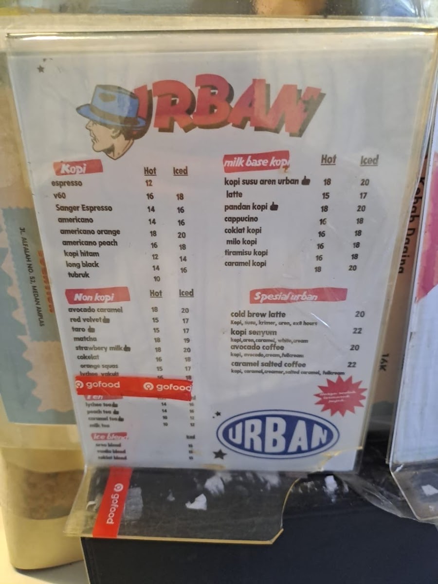 URBAN COFFEE Photo Menu 5