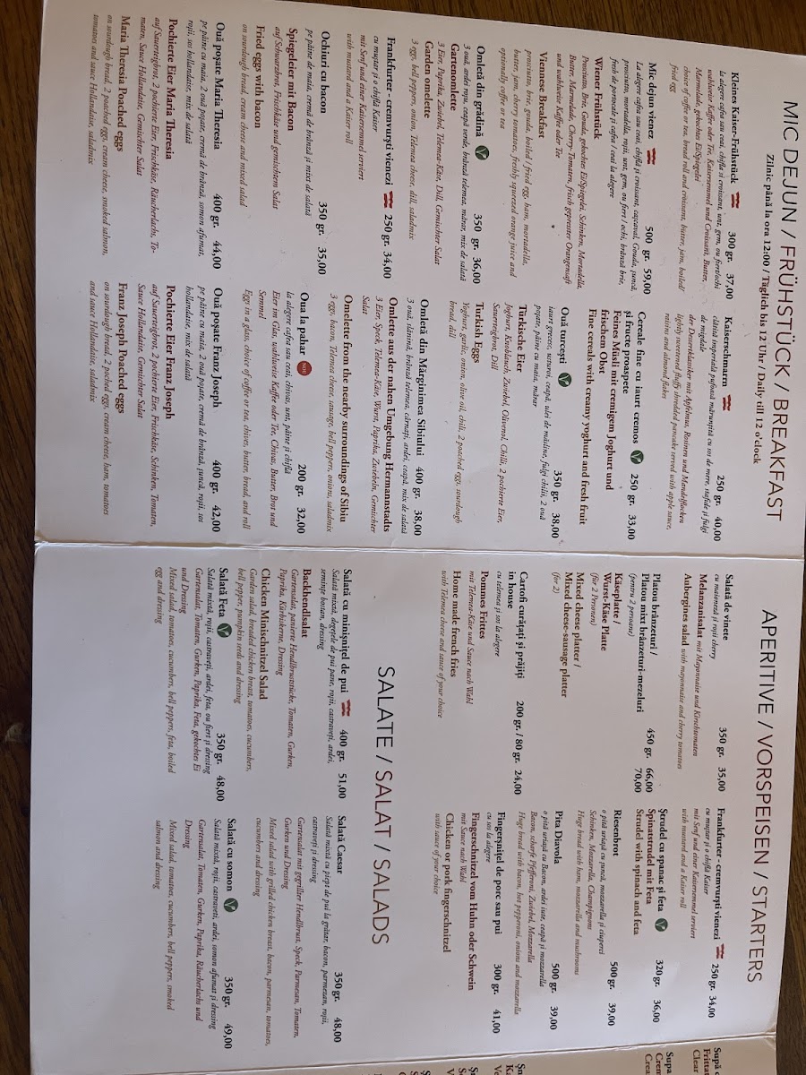 Cafe Wien Photo Menu 4