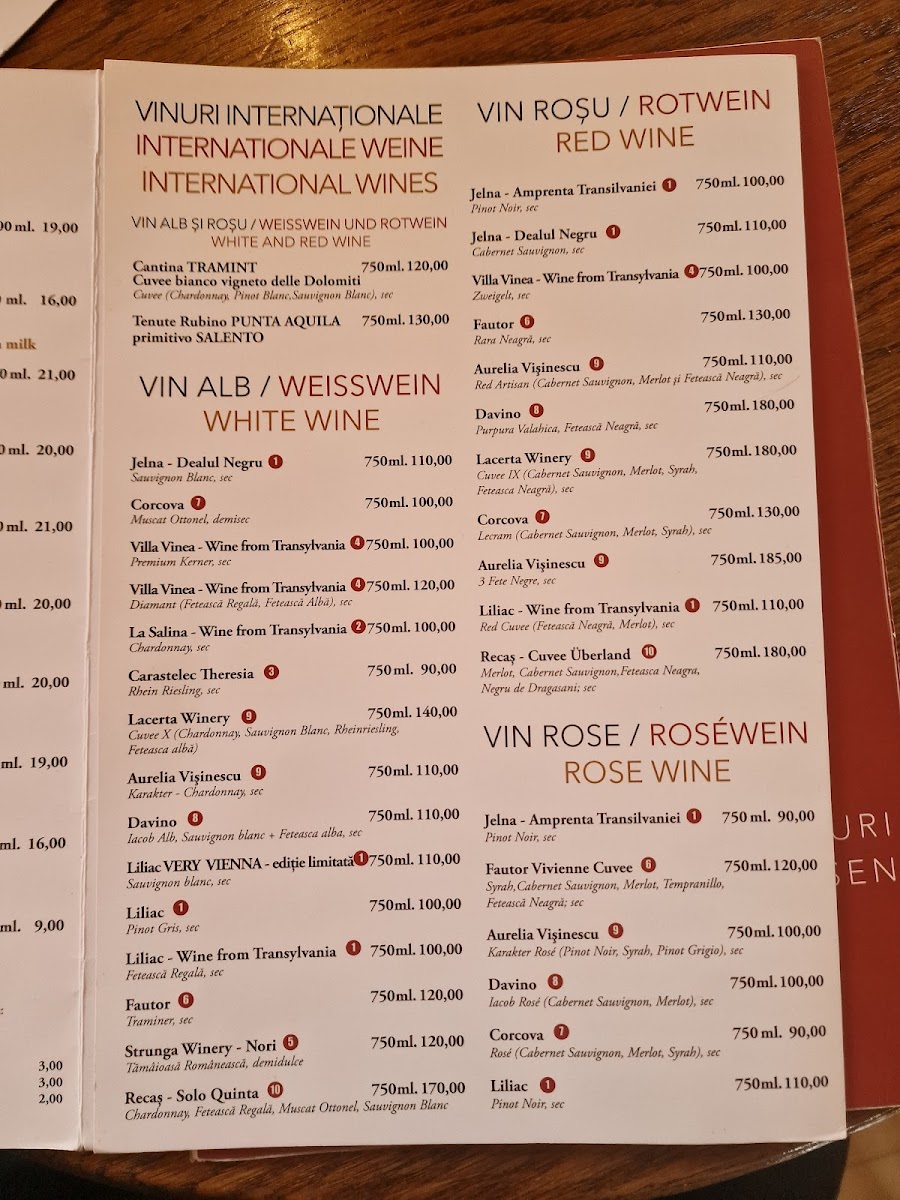 Cafe Wien Photo Menu 8