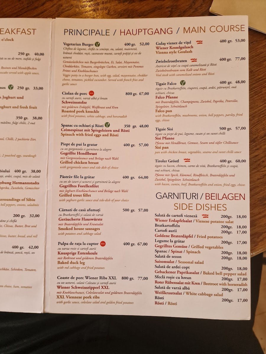 Cafe Wien Photo Menu 9