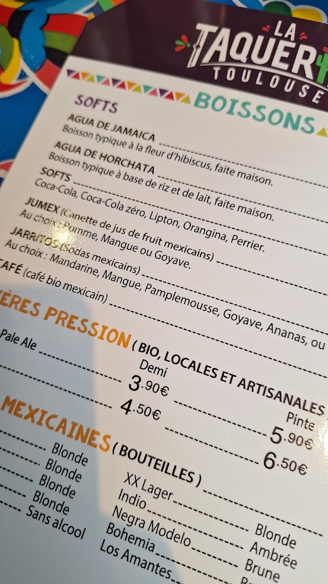 La Taqueria Toulouse Photo Menu 7