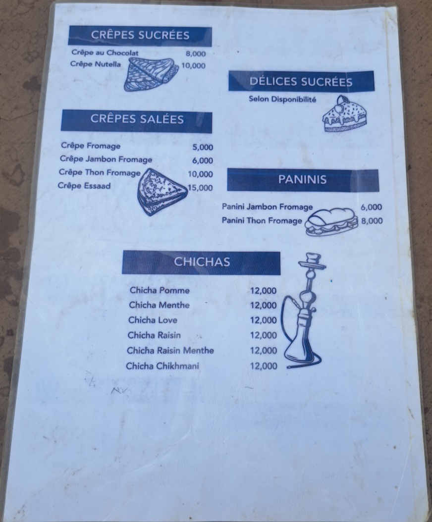 Cafe Essaad Photo Menu 2