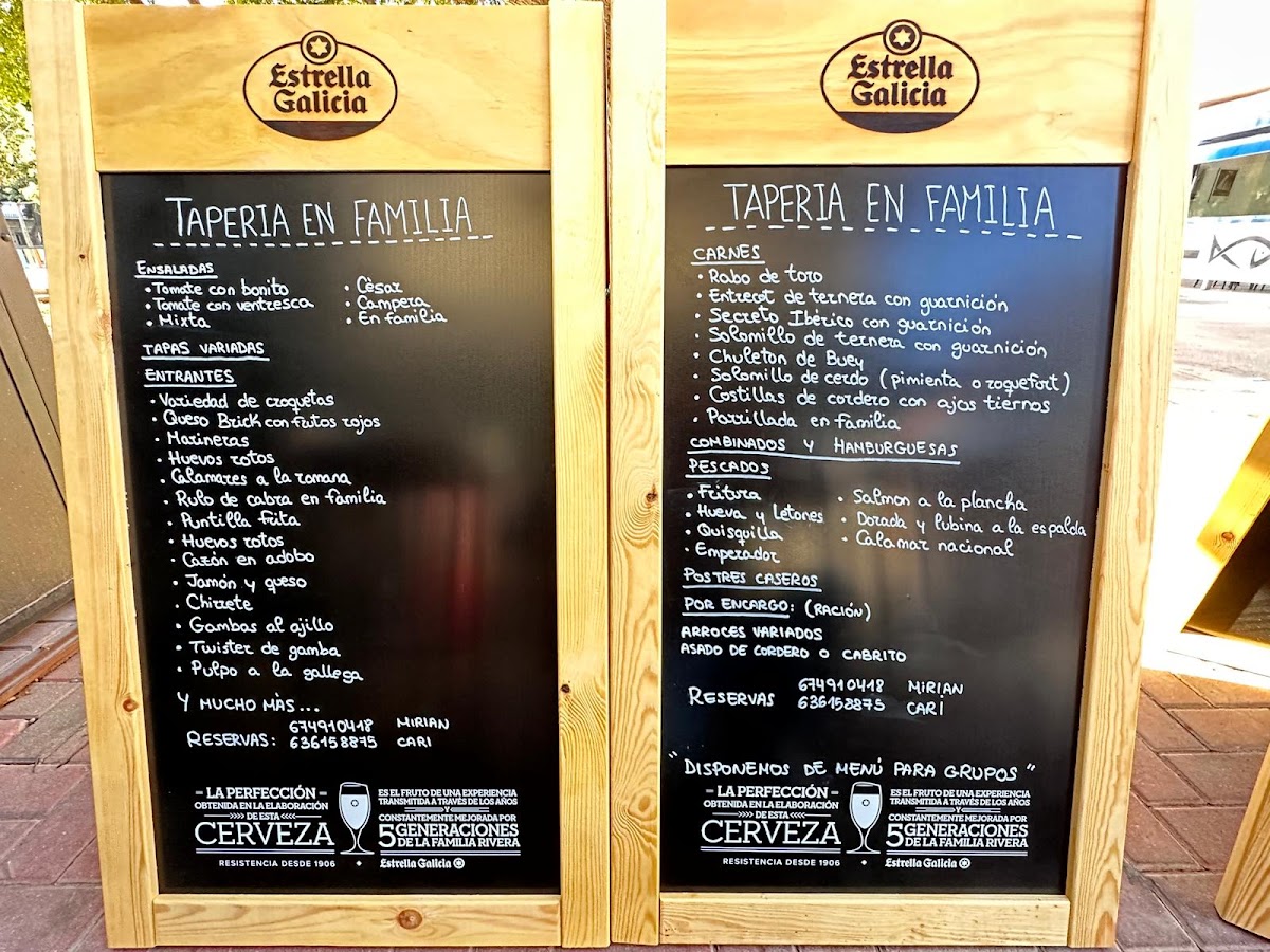 Tapería en Familia S.L Photo Menu 1