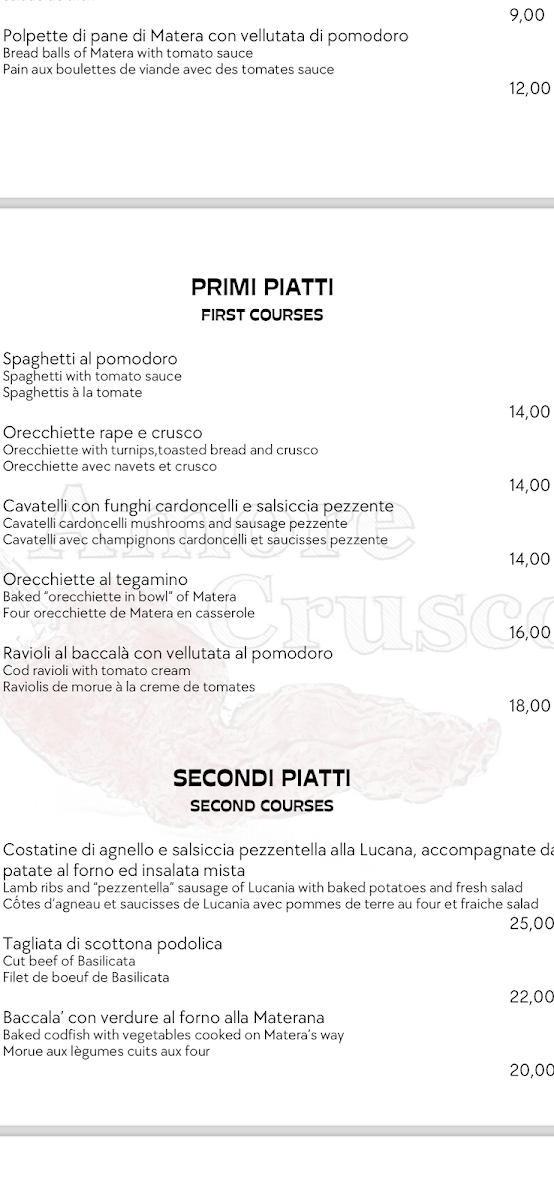 Amore Crusco Photo Menu 10