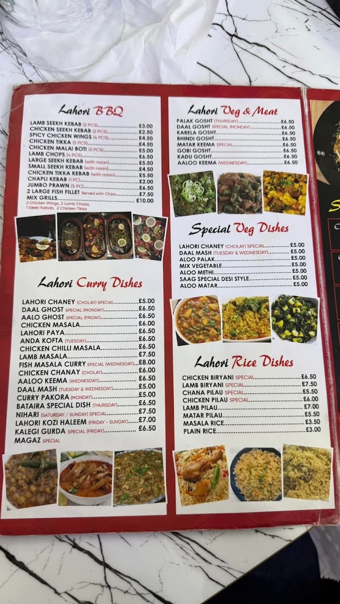 Lahori Nazara Photo Menu 7