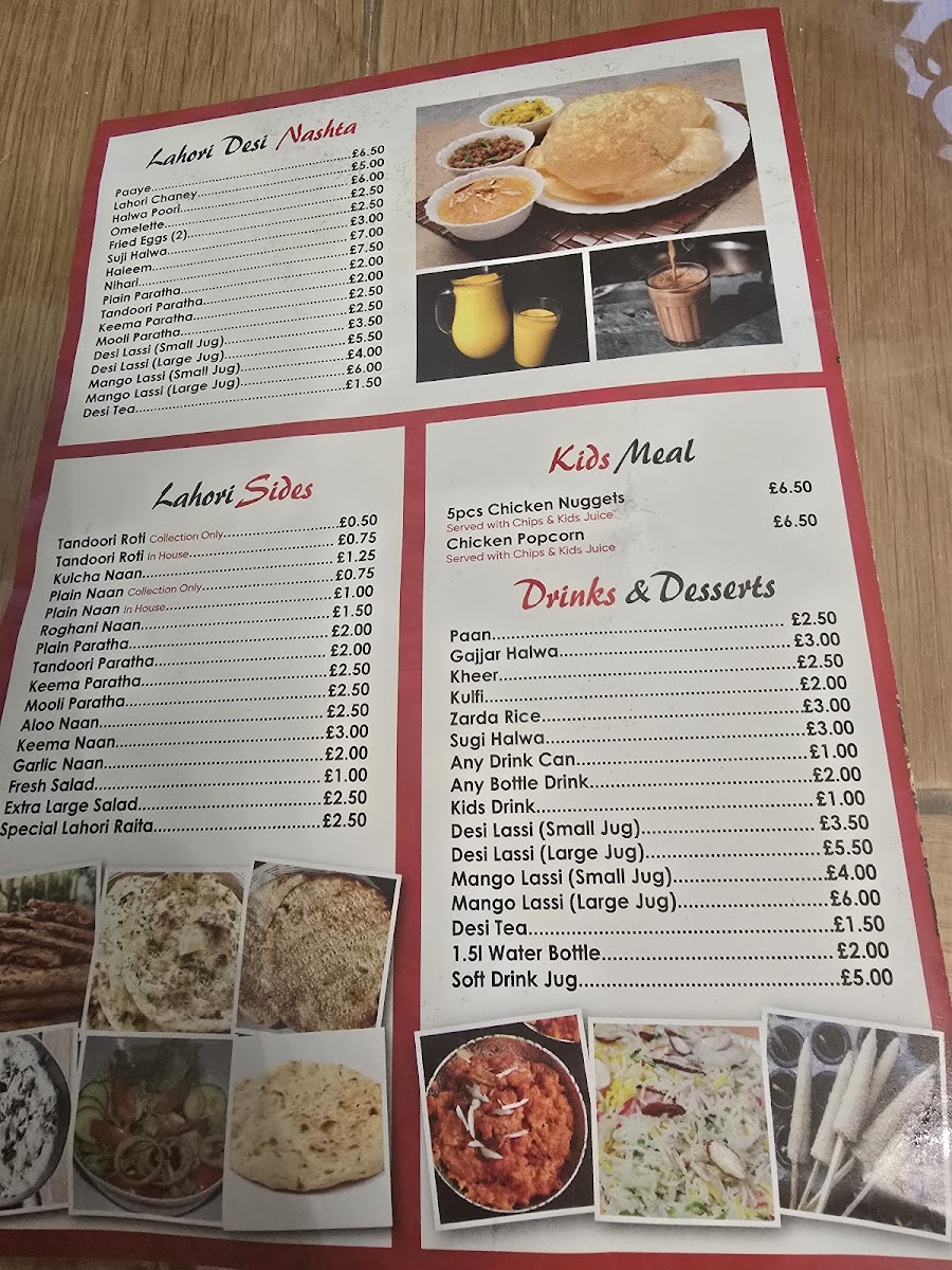 Lahori Nazara Photo Menu 9