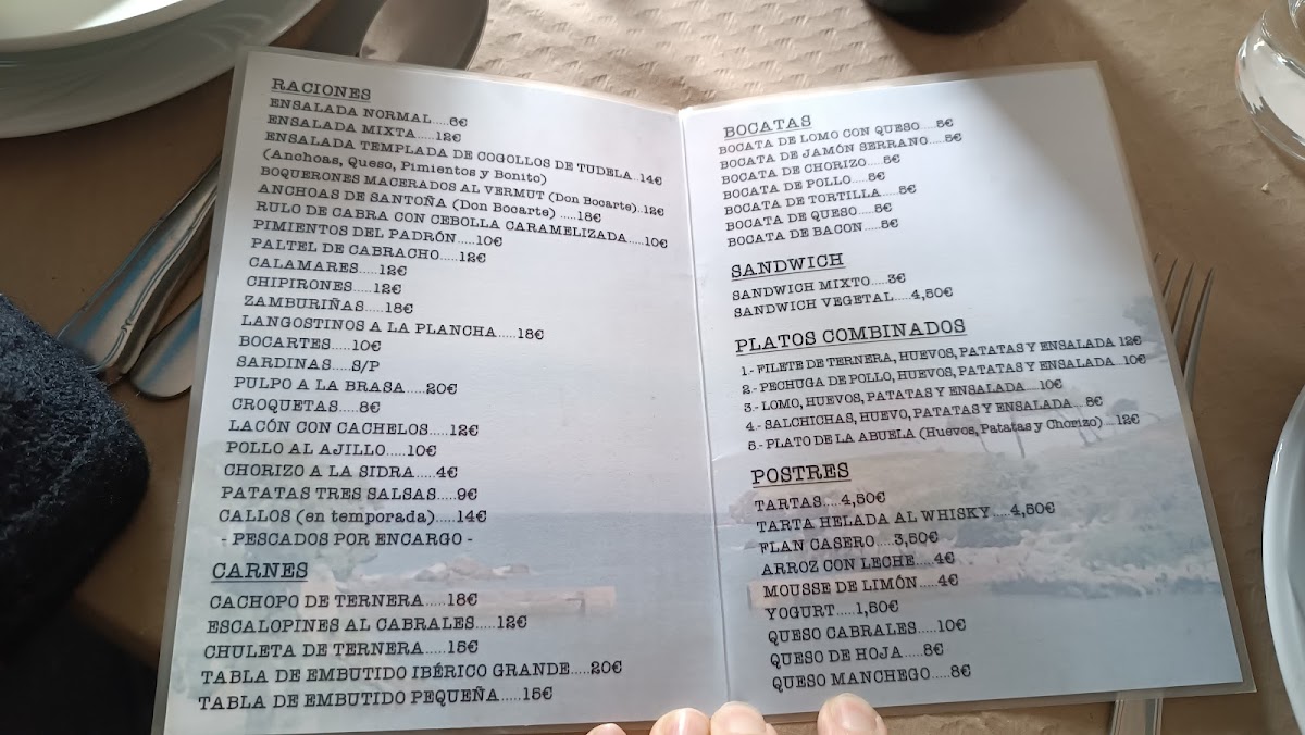 Bar La Bahía Photo Menu 4