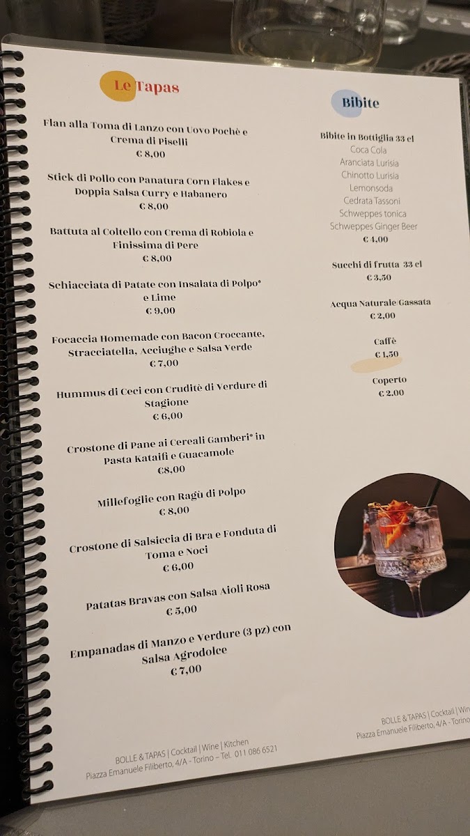 Bolle & Tapas Ristorante e cocktail bar Photo Menu 4