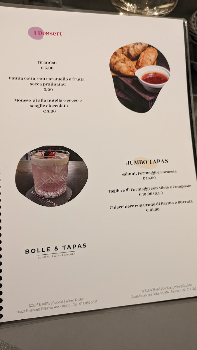 Bolle & Tapas Ristorante e cocktail bar Photo Menu 6