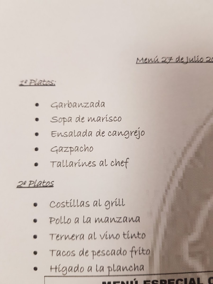 Restaurante Hijos de Chencho Photo Menu 9