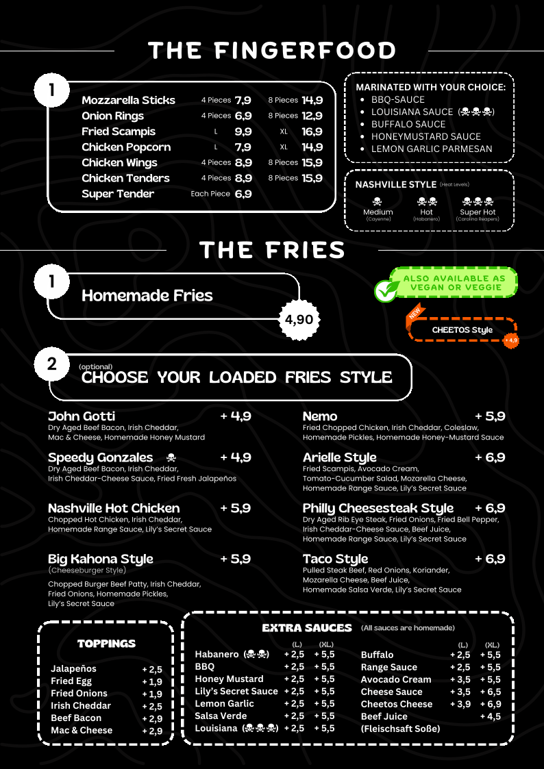 Lily Burger 'Beef & Vegan Grill-Club“ Photo Menu 1