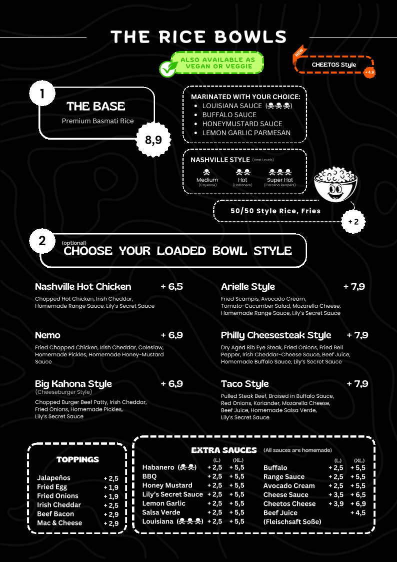 Lily Burger 'Beef & Vegan Grill-Club“ Photo Menu 10