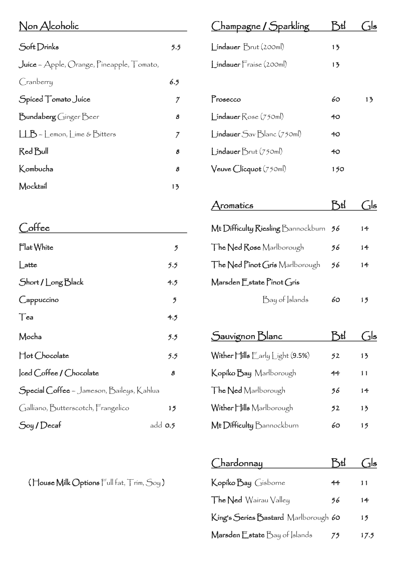 Split Bar & Restaurant Photo Menu 1