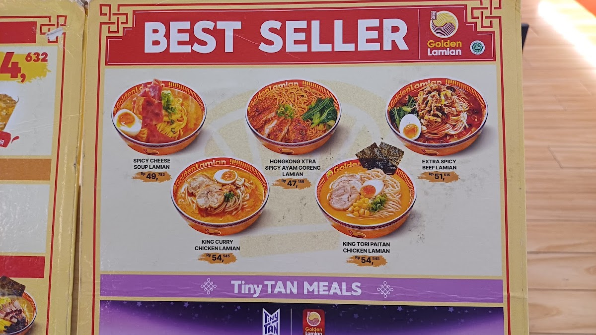Golden Lamian Ring Road Citywalk Photo Menu 1