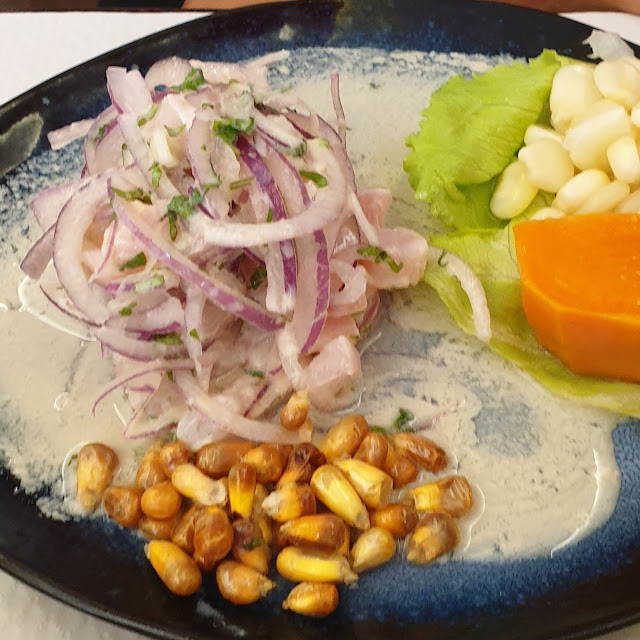 Ceviche de Pescado Y Mariscos