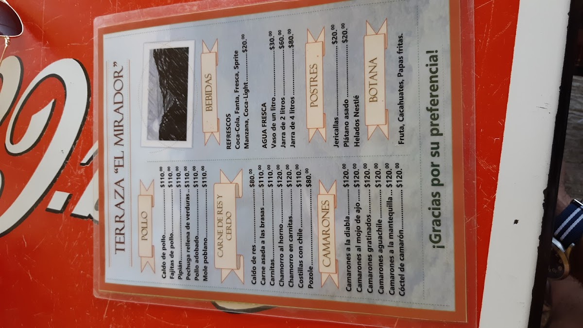 Restaurant El Mirador Photo Menu 10