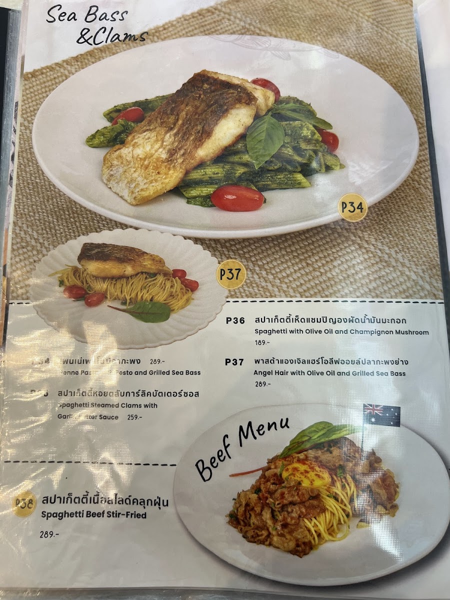 Pasta Ama Chiangmai Photo Menu 3