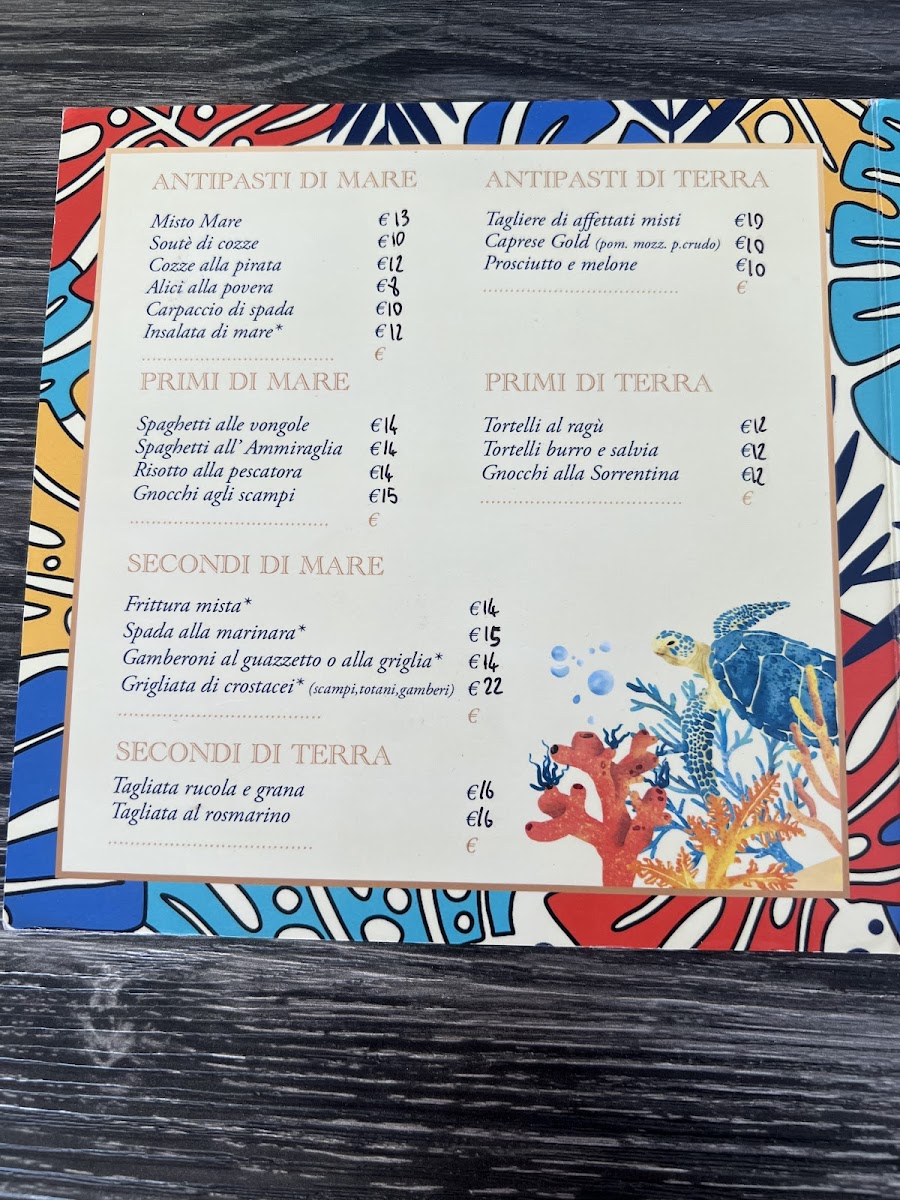 Ristorante Bagno Gabry 2.0 Photo Menu 2