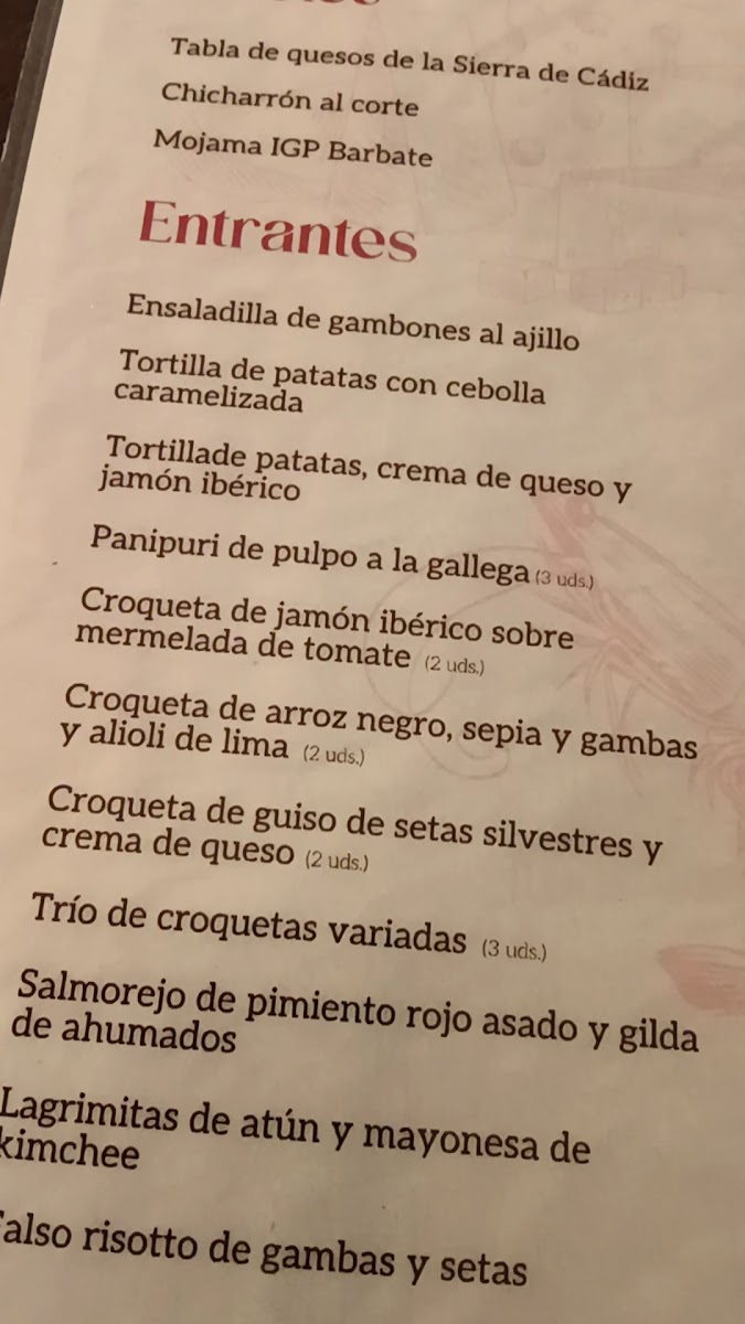 CANDENTE Photo Menu 1