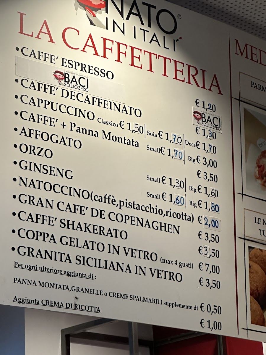 Gelateria Baci Sottozero Photo Menu 1