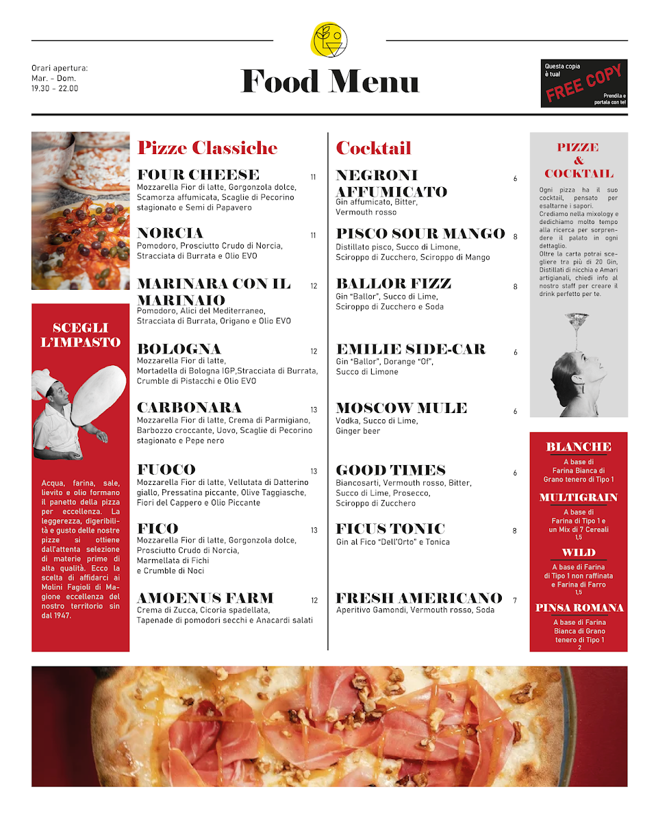 Lievito PG Pizzeria Photo Menu 1
